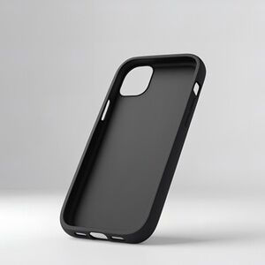 BLACK SILICONE CASE – iPhone 16 PLUS